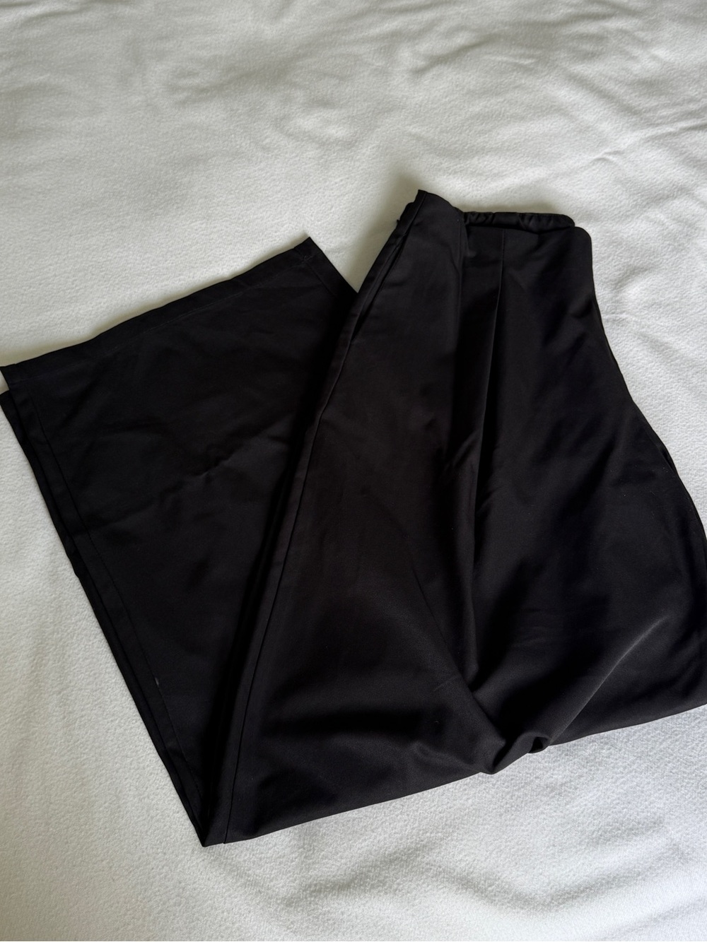 Musera Women’s Black Wide-Leg Trousers - Classic Work-to-Weekend Pant
